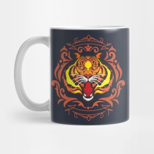 Angry Tiger Design Mug